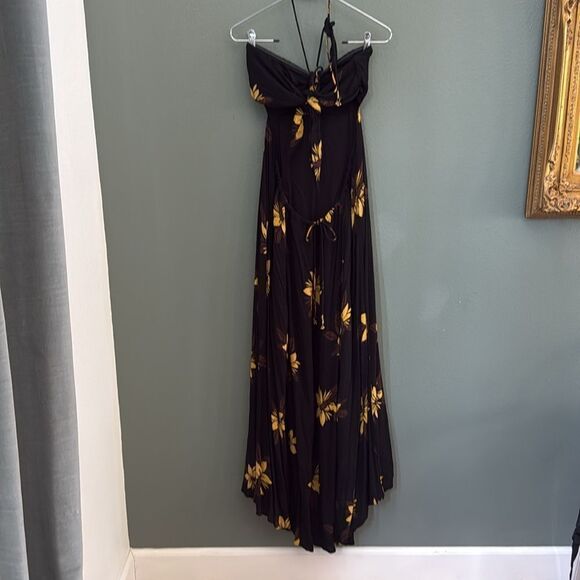 Free People Sunflower Maxi Dress Sz M - Picture 8 of 13